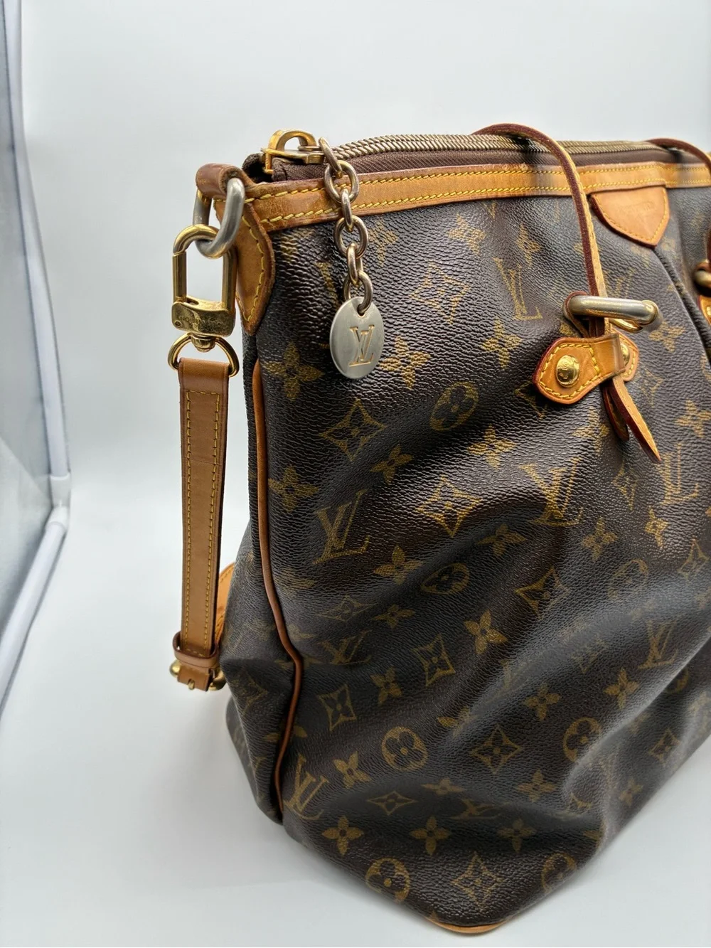 Louis Vuitton Palermo GM Monogram Canvas Shoulder with strap and COA